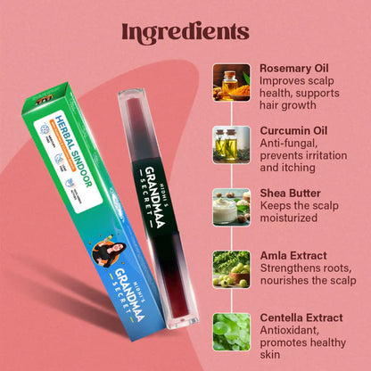 Nidhi's Grandmaa Secret Herbal Sindoor - 5 ml