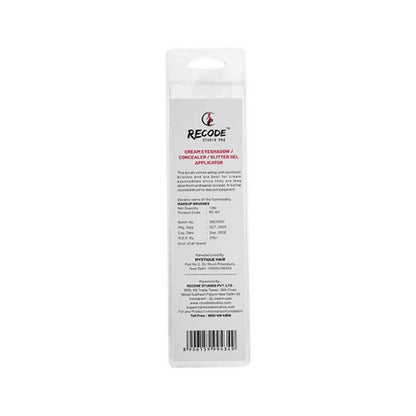 Recode Cream Eyeshadow, Concealer & Glitter Gel Applicator Brush - RS 107