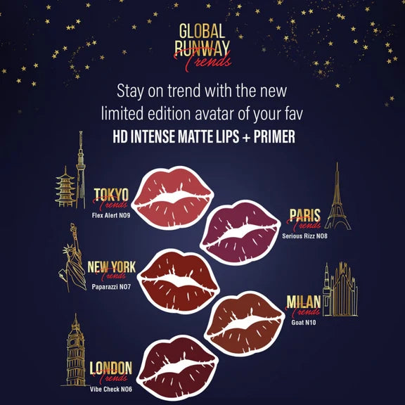 Faces Canada Ultime Pro HD Intense Matte Lips + Primer - Goat N10 - 1.4 gm