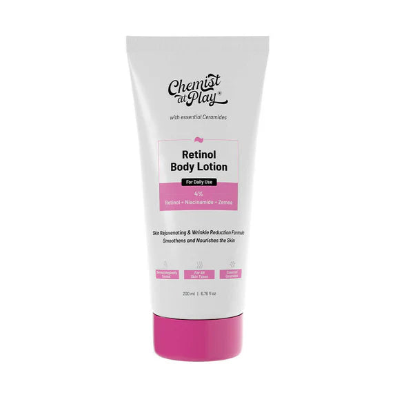 Chemist At Play Retinol Anti-Aging Body Lotion + Exfoliating Body Scrub Combo - combo