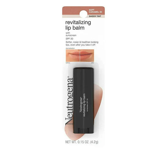 Neutrogena Revitalizing Lip Balm SPF 20, Soft Caramel 50 - 4.2 gm