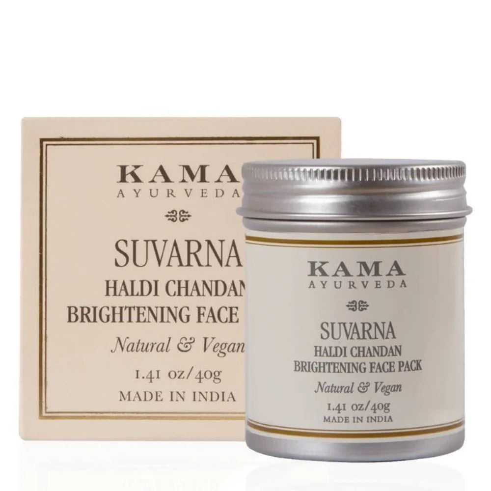 Kama Ayurveda Suvarna Haldi Chandan Brightening Face Pack