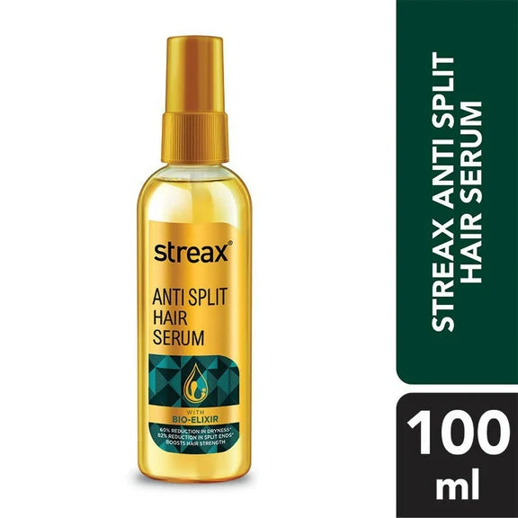 Streax Anti Split Hair Serum With Bio-Elixir - 100 ml