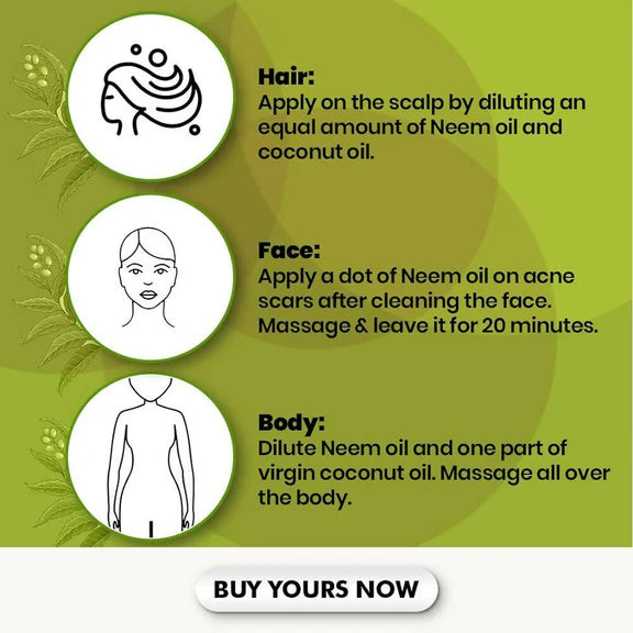 The Natural Wash Multipurpose Pure Neem Oil - 100 ml