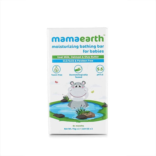 Mamaearth Moisturizing Bathing Bar Soap For Babies -Pack of 2