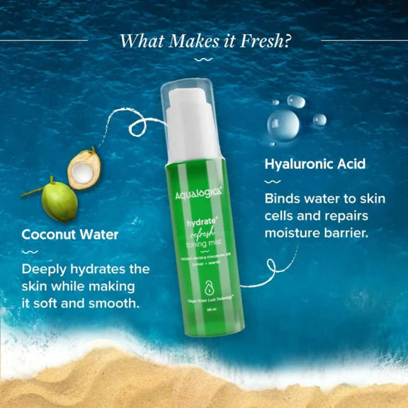 Aqualogica Hydrate+ Refresh Toning Mist - 100 ml