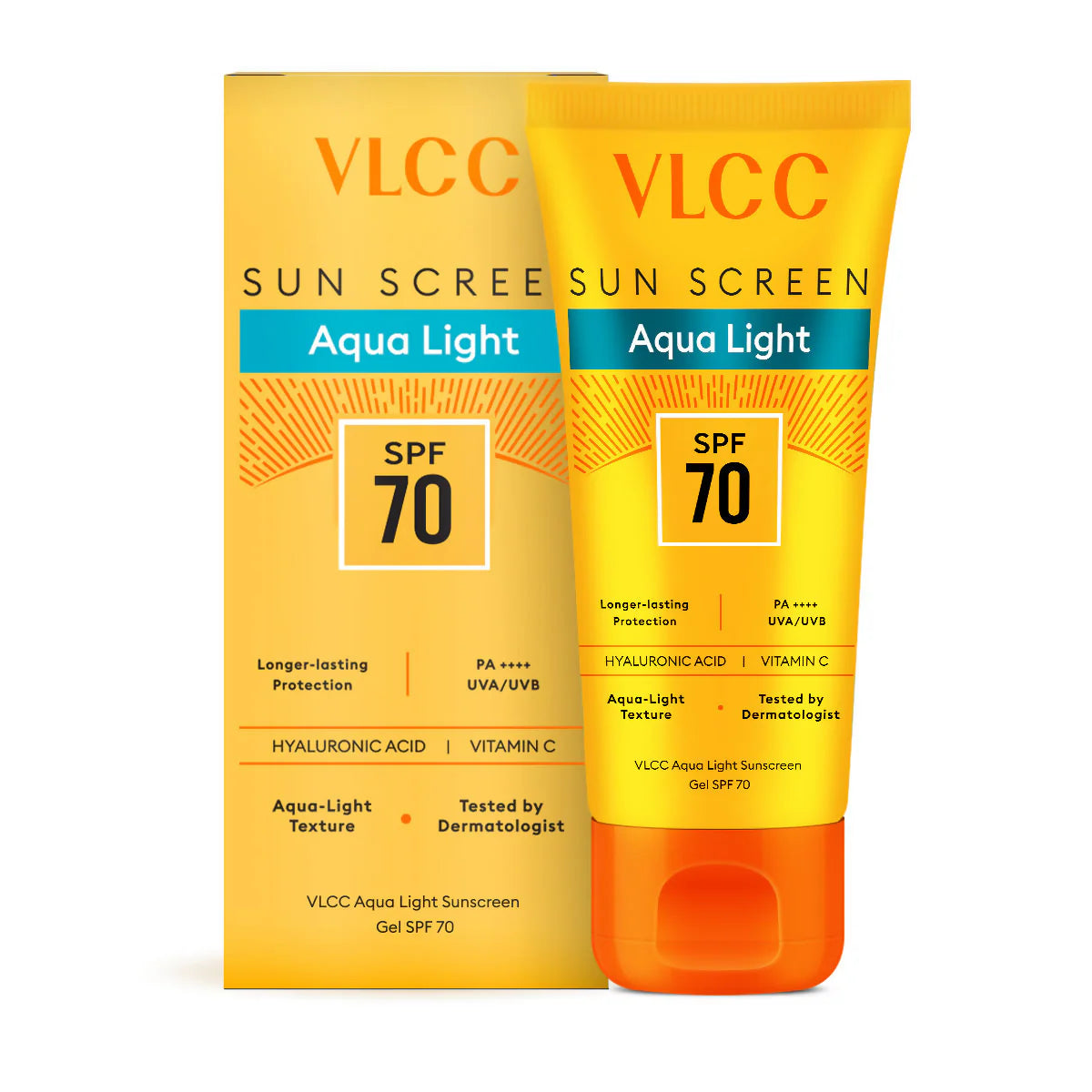 VLCC Aqua Light Sunscreen Gel SPF 70 PA++++ - 100 gm