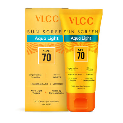VLCC Aqua Light Sunscreen Gel SPF 70 PA++++ - 100 gm