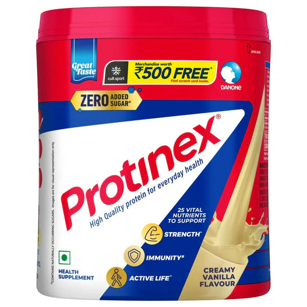 Protinex Health Supplement And Nutritional Protein Mix For Adults-(Creamy Vanilla) - 400 gm - Jar