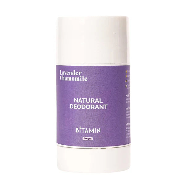 Bitamin Lavender Chamomile Natural Deodorant Roll On - 30 gm