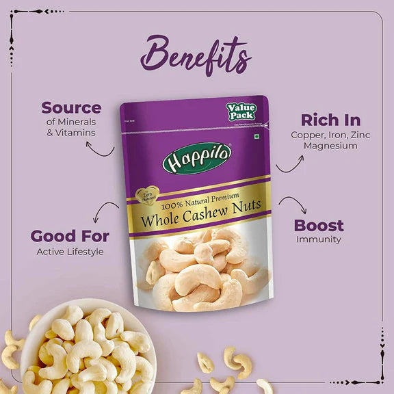 Happilo Premium Dry Fruit Combo (Almond & Cashews) - Combo