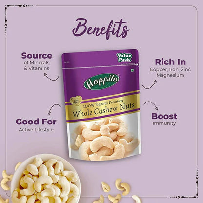 Happilo Premium Dry Fruit Combo (Almond & Cashews) - Combo
