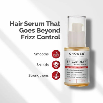 Chosen FrizzsolveFrizz Control Serum – Advanced Anti-Frizz Hair Serum With Astaxanthin - 30 ml