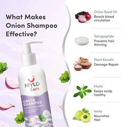 Mylo Care Anti Hairfall Onion Care Kit - Kit