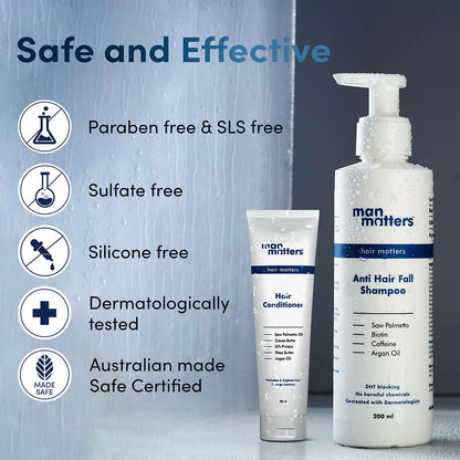 Man Matters Anti Hair Fall Shampoo And Conditioner For Men