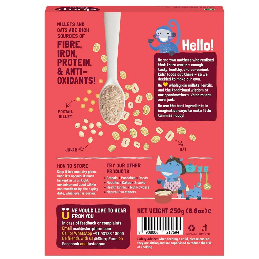 Slurrp Farm Millet & Oat Cereal for Little Ones