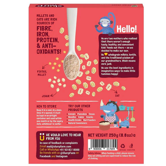 Slurrp Farm Millet & Oat Cereal for Little Ones - 250 gm