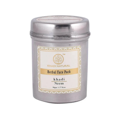 Khadi Natural Neem Herbal Face Pack - 50 gm - Pack of 2