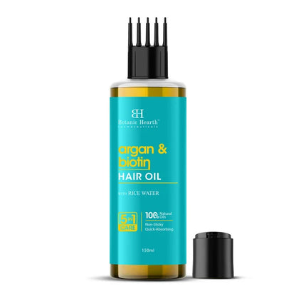 Botanic Hearth Argan & Biotin Hair Oil - 150 ml