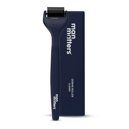 Man Matters Advance Derma Roller For Hair & Beard - 540 Micro 0.5mm Titanium Alloy Needles - 0.5 mm
