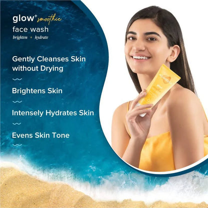 Aqualogica Glow+ Smoothie Face Wash - 100 ml