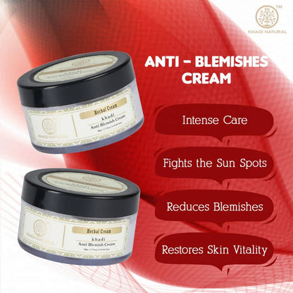 Khadi Natural Anti Blemish Herbal Cream - 50 gm