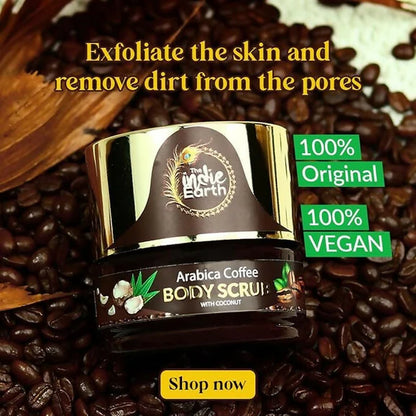 The Indie Earth Arabica Coffee Body Scrub - 125 gm