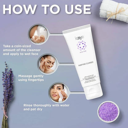 Kaya Acne Free Purifying Cleanser - 100 ml