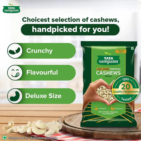 Tata Sampann Pure Premium Cashews - 500 gm