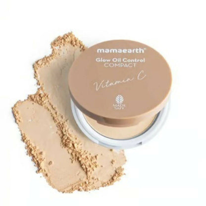Mamaearth Glow Serum Foundation + Glow Oil Control Compact Combo