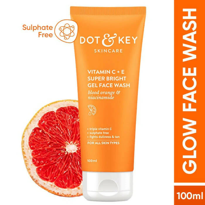 Dot & Key Vitamin C+E Super Bright Gel Face Wash - 100 ml