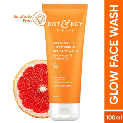 Dot & Key Vitamin C+E Super Bright Gel Face Wash - 100 ml