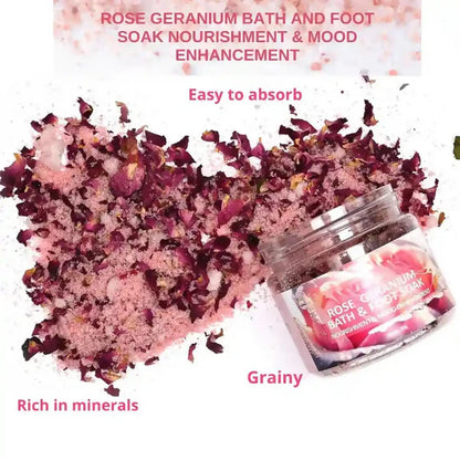 The Wellness Shop Rose Geranium Bath and Foot Soak - 200 gm