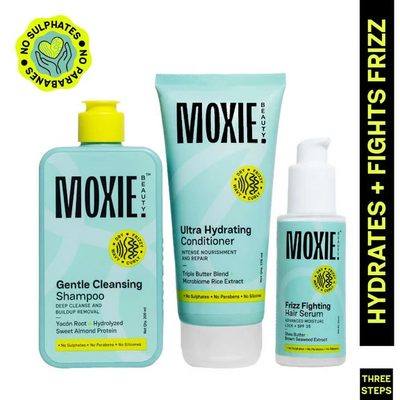 Moxie Beauty Ditch-The-Frizz Trio - combo