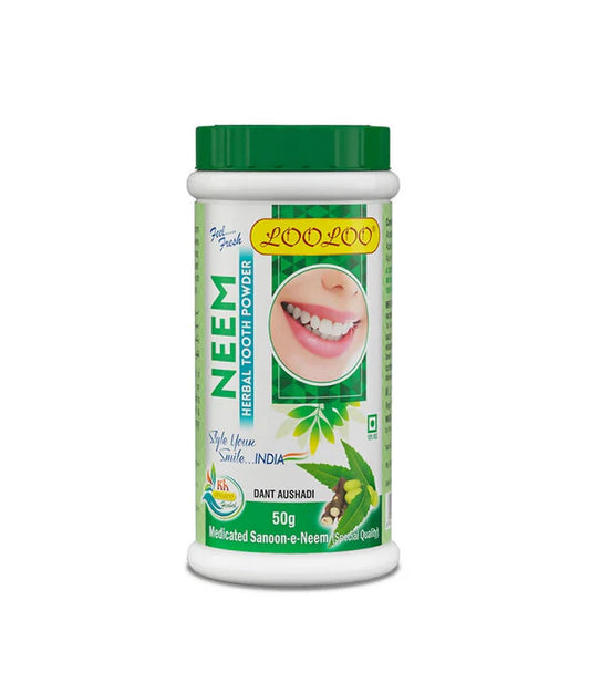 Looloo Neem Herbal Tooth Powder - 50 gm