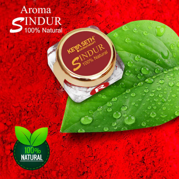 Keya Seth Aromatherapy 100% Natural Red Sindoor Powder - 3 gm