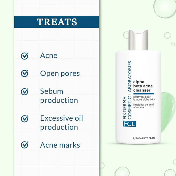 FCL Alpha Beta Acne Cleanser - 200 ml
