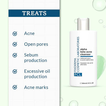 FCL Alpha Beta Acne Cleanser - 200 ml