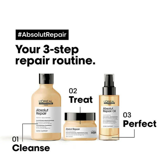 L'Oreal Paris Absolut Repair 10-In-1 Multi-Benefit Hair Serum Oil - 90 ml