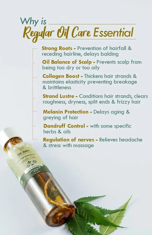Nat Habit Neem Bhringraj Winter Hair Oil - 100 ml