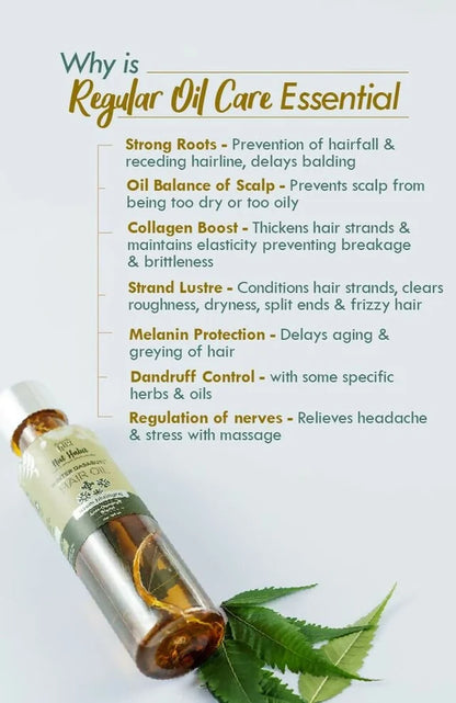 Nat Habit Neem Bhringraj Winter Hair Oil - 100 ml