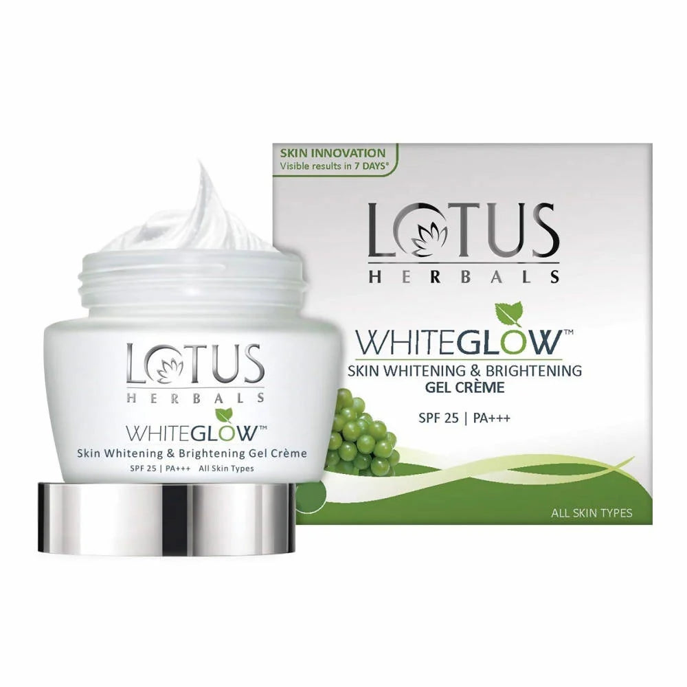 Lotus Herbals Whiteglow Skin Whitening And Brightening Gel Cream