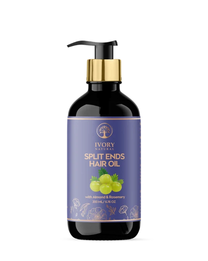 Ivory Natural Splits Ends Repair Hair Oil - Natural Hair Therapy For Split Ends And Hair Wellness - 200 ml