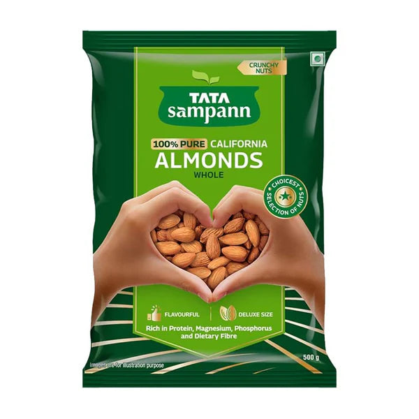 Tata Sampann Pure California Almonds - 500 gm