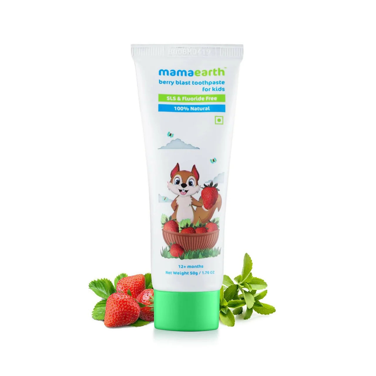 Mamaearth Natural Berry Blast Kids Toothpaste & Milky Soft Natural Baby Face Cream For Babies