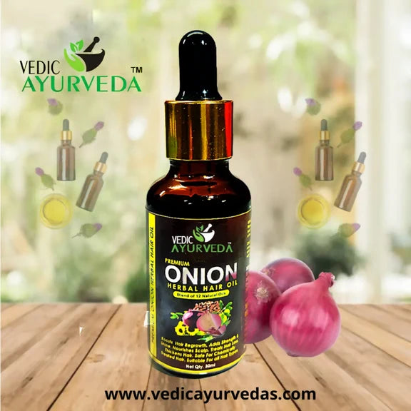 VedicAyurveda Onion Hair Oil for hair - 30 ml