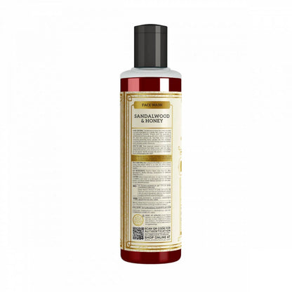 Khadi Natural Sandalwood & Honey Face Wash - 210 ml
