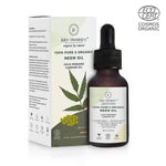 Juicy Chemistry Pure & Organic Neem Oil For Cold Pressed Carrier Oil - 30 ml