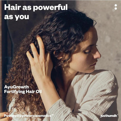 JustHuman AyuGrowth Fortifying Hair Oil - 120 ml