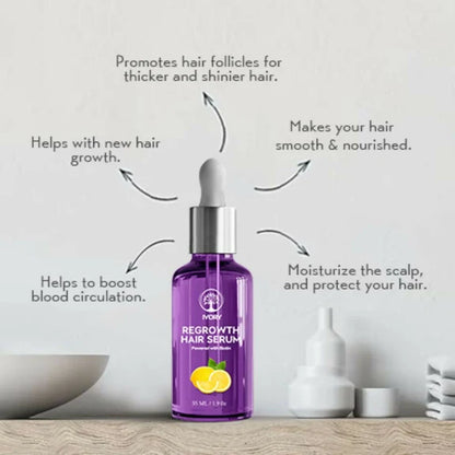 Ivory Natural Serum For Growth Of Hair For New Hair Roots & Encouraging Growth Of Hair - 55 ml